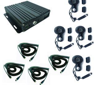 Видеорегистратор MDVR 9504EC + 4 камеры, универсальный для фур, агротехники и спецтехники 857 фото