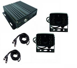 Видеорегистратор MDVR 9504EC + 2 камеры, универсальный для фур, агротехники и спецтехники 855 фото