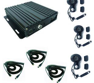 Видеорегистратор MDVR 9504EC + 3 камеры, универсальный 856 фото